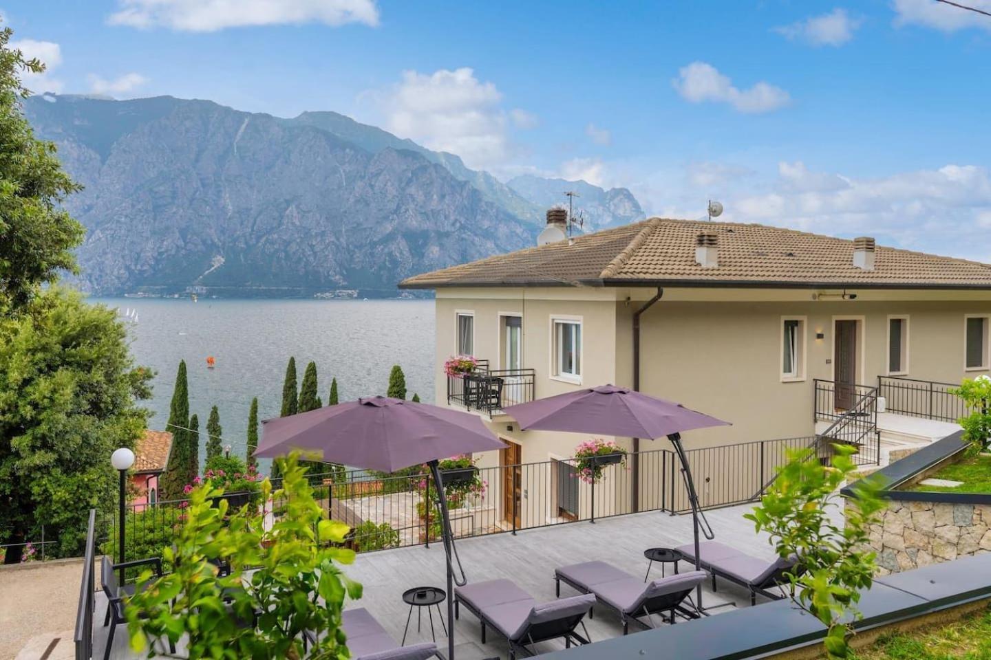 Finestra Sul Lago Malcesine Apt Riva Extérieur photo